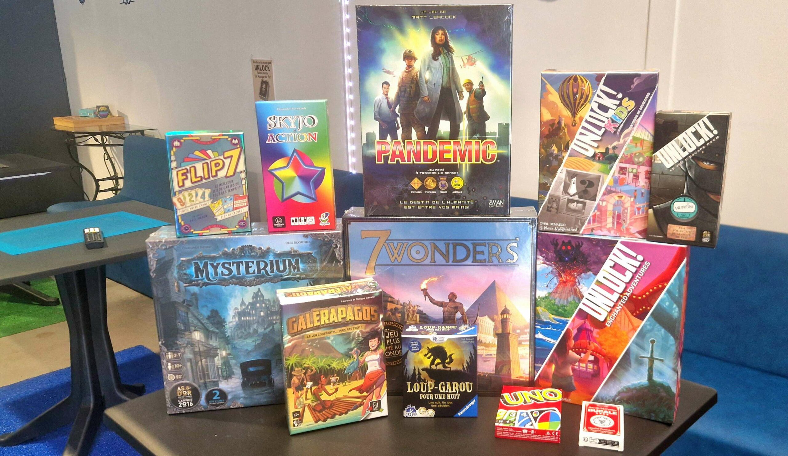 Espace jeux de société – VR INFINI