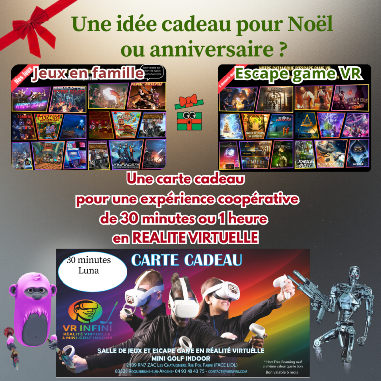 Anniversaire réalité virtuelle VR Infini Var