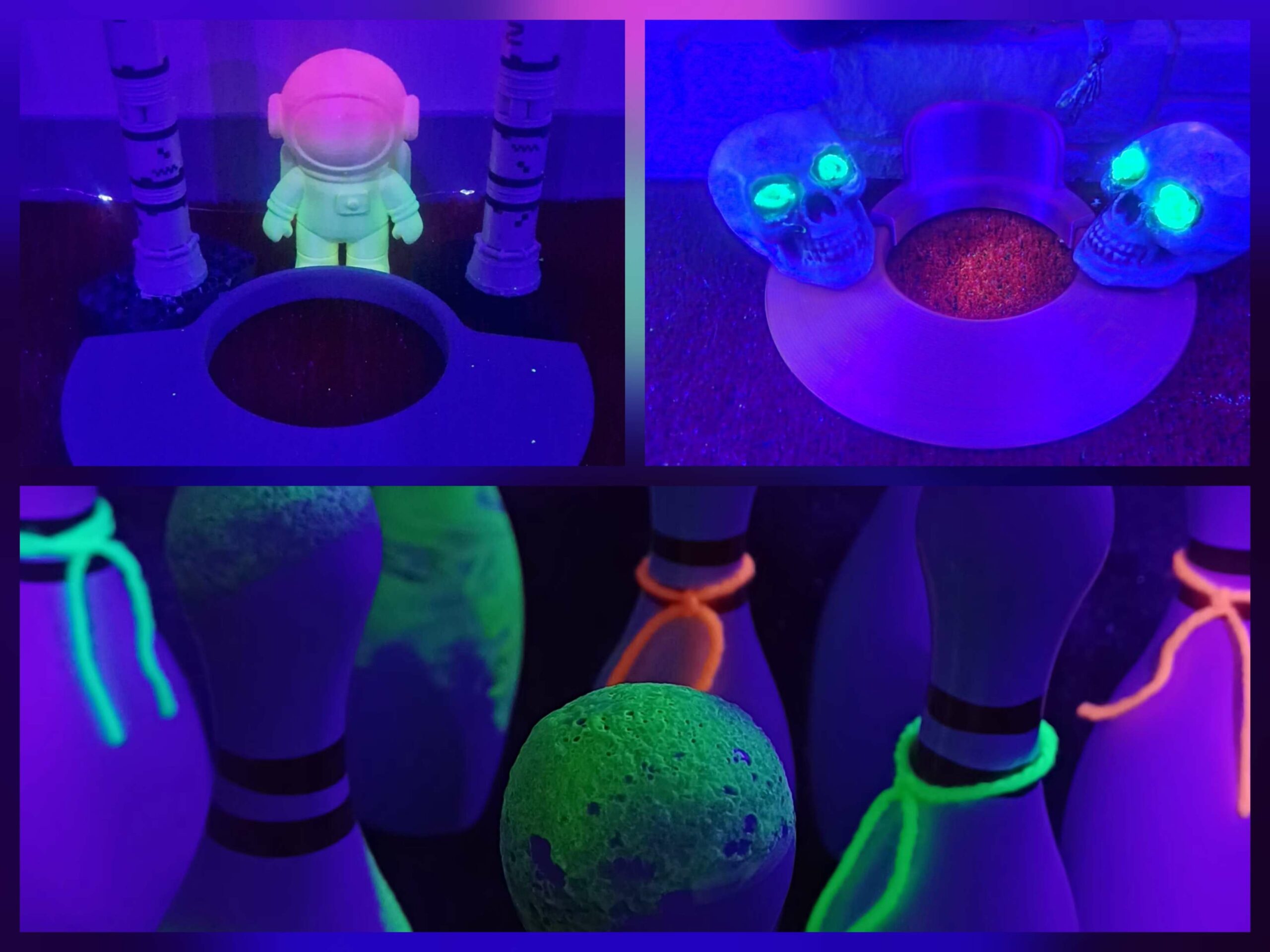 Mini-golf fluorescent proche Fréjus Saint-Raphaël