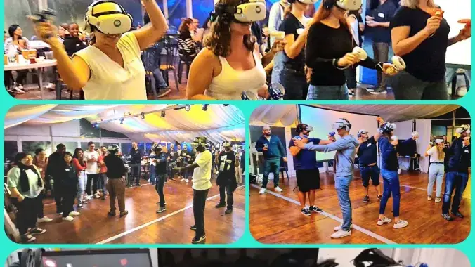 Animation VR Infini installée sur un événement