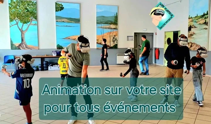 Animation VR Infini en salle pour tous événements